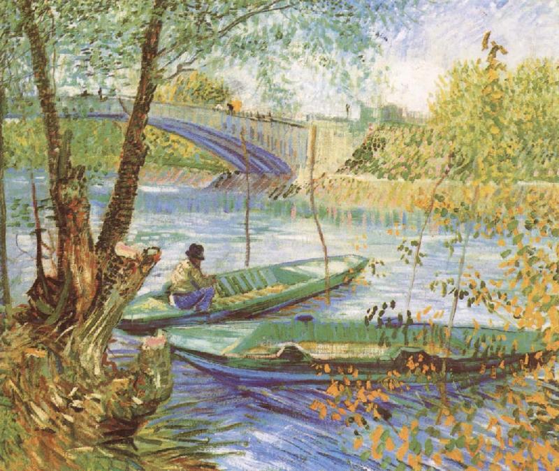 Flsihing in Spring, Vincent Van Gogh